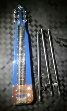 Rogue RLS-1 Lap Steel Electric Guitar w/ Stand & Gig Bag - Metallic Blue