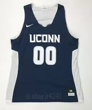 Nike UCONN Huskies Reversible Basketball Team Practice Jersey Women's Navy White