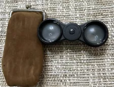 Vintage Bausch & Lomb Sport Glass Binoculars With Suede Case