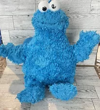 Sesame Street Cookie Monster 18" blue Plush stuffed doll shoulder bag