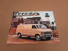 1979 Dodge Van B100 B200 B300 Street Van sales brochure ORIGINAL 12 pg