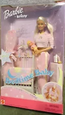 2000 Barbie & Krissy "Bedtime Baby" Dolls~NRFB~Musical Crib~Glow In Dark Canopy