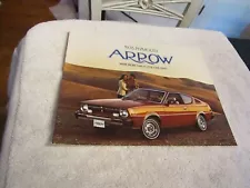 Vintage 1976 Plymouth Arrow OEM Dealer New Car Sales Brochure NOS