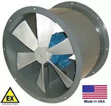 TUBE AXIAL DUCT FAN - Explosion Proof - Direct Drive - 18" - 115/230V 4,150 CFM