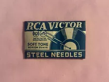 NEW RCA VICTOR SOFT TONE STEEL PHONOGRAPH NEEDLES - UNOPENED VINTAGE