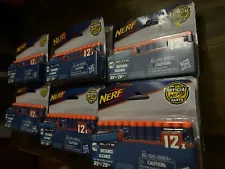 18 Nerf Packs Bundle of 12 Elite Distance Foam Darts Per Pkg. Hasbro New