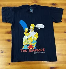 Vintage The Simpsons Family Portrait T-Shirt Cartoon Single Stitch Kids Size 6/8