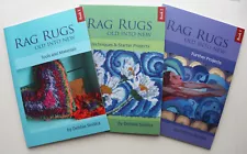 RAG RUGS Old Into New - BOOKS 1/2/3 on Tools/Techniques/Projects Debbie Siniska