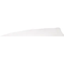 Gateway Shield Cut Feathers Flo White 4 in. RW 50 pk.