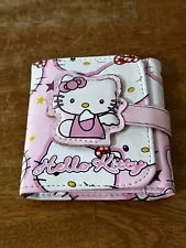 Hello Kitty Wallet Snap Close Pink