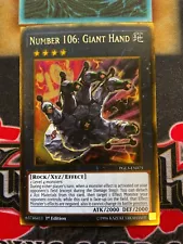 Yugioh Number 106: Giant Hand PGL3-EN075 Gold Rare 1st Edition