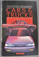 1987 Toyota Brochure Celica Supra MR2 Camry Corolla 4Runner Pickup Land Cruiser