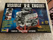 Revell Visible V-8 Engine 1:4 Scale Kit Open Box- sealed packs