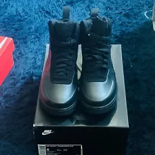 Size 8- Nike Air Force 1 Foamposite Cup Triple Black