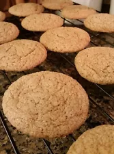 Gluten Free Ginger Spice Cookies- Homemade - One Dozen