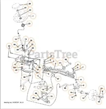 Steering Parts From Husqvarna LGT 2654 Lawn Tractor