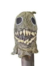Halloween Sack Monster Mask Adult Costume Scarecrow Horror Style Ghoulish Teeth