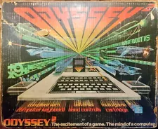 Odyssey 2 Magnavox Console Video Game System w/5 Games Original Box