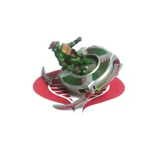 Teenage Mutant Ninja Turtles TMNT Turbo Bashers Raphael Spinner Mirage