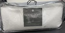 Hotel Collection European Goose Down Firm Support King Bed Pillow PRE-OWNED