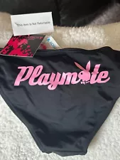 PLAYBOY BIKINI BOTTOMS NEW WITH TAGS 2008 BACKSIDE PLAYMATE IN PINK ACTUAL PICS