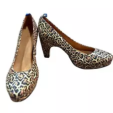 Dr Liza Shirley Style Leopard Print Womens Orthotic Insole Sneaker Pump Size 9