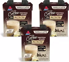 12 Vanilla Latte Iced Coffee Protein Shakes, 15G Protein Low Glycemic 4G Carb