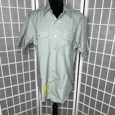 US Army Class A Uniform Green Short Sleeve Shirt DSCP AG-415 Mens Size 15 1/2