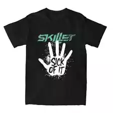 Skillet Sick Of It Band Heavy Metal Men Women T Shirt Accessories Novelty Tee Sh