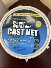 Super Spreader Cast Net EZ-1000 by Fitec Atarraya Accu-Throw ring