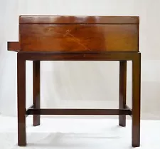 19th Century English Style Wood Writing Slope or Lap Desk