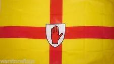 ULSTER BUDGET FLAG small 9"x6" GREAT FOR CRAFTS NORTHERN IRELAND IRISH