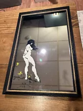 RARE 1975 ORIGINAL FRANK FRAZETTA MIRROR COMIC ART 17 X 11'' PRINCESS BUTTERFLY