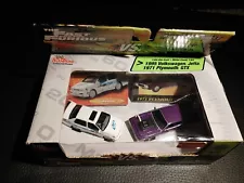 Fast And The Furious VS. American Muscle 1995 VW Jetta 1971 Plymouth GTX NIB