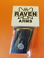 Raven / Phoenix Arms MP25, MP-25, P25, P-25 Black Grooved Grips (Sliding Safety)