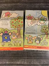 4 - McDonald Happy Meal Bags for Furby 1999