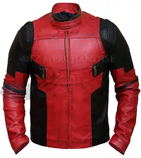 Deadpool Wade Wilson Ryan Reynolds Leather Jacket Cosplay Costume