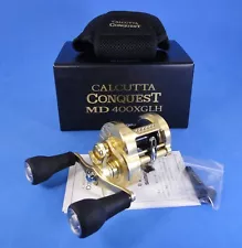 23 SHIMANO CALCUTTA CONQUEST MD 400XGLH RH REEL (U.S SELLER~SHIP FROM U.S)