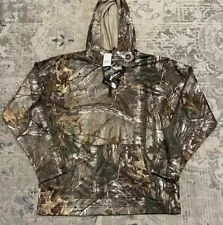 HECS GAMEHIDE - Camo 1/4 Zip Lined Hunting Hoodie - Size X-Large