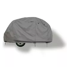 Deluxe NuCamp TAB 400 Teardrop Travel Trailer Campe Cover w/ zipper door access