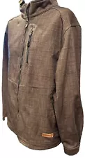 Rafter C Men's Heather Brown Concealed Carry Bonded Jacket Size XL Western