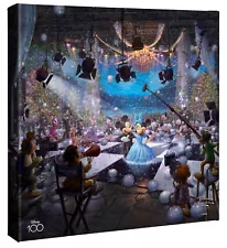 Thomas Kinkade Studios Disney 100th Celebration 14 x 14 Gallery Wrapped Canvas