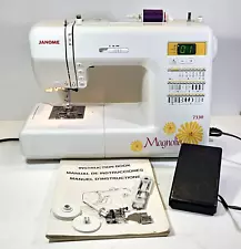 Janome Magnolia 7330 Computerized Sewing Machine Excellent Cond Tested Works