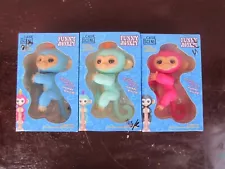 3 Funky Monkey (blue,green and fuschia) action figure for sale by owner!!!