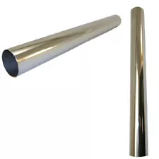 2.75" (70mm) Stainless steel extra thick pipe straight 2' (61cm) section