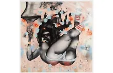David Choe - Falling for Grace - original print, signed, limited xxx/250 (2008)