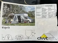 Caravan / Motor home awning Zelte DWT Bus Tent German top quality Camper Awning