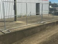 12' x 6' chain link temporary construction fence panels (Rent A Fence) FOR SALE