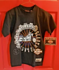 Harley Davidson - Geared to Last - Born To Ride - New With Tags - Small