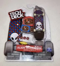 SEALED-TECH DECK-ALIEN WORKSHOP-SERIES 4-BLUE RED-LONG BOARD-SPIN MASTER